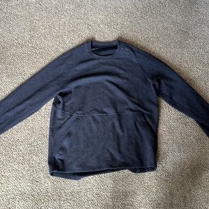 Lululemon At Ease Crew Heathered Black